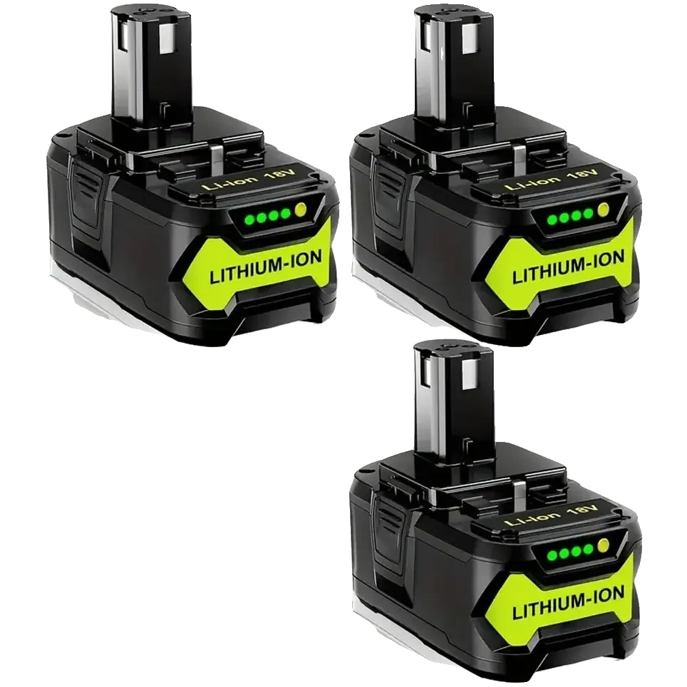 Wiederaufladbare Batterie, 8000mah Kapazität, Kompatibel Mit 18v Werkzeugen, 3 Stück