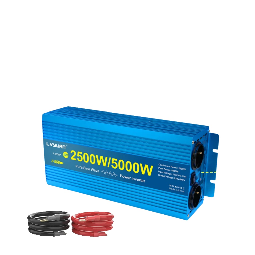 Reiner Sinuswellenwechselrichter, 5000w Spitzenleistung, 5000w Lcd-display, Europa, Dc12v, Ac220v-240v