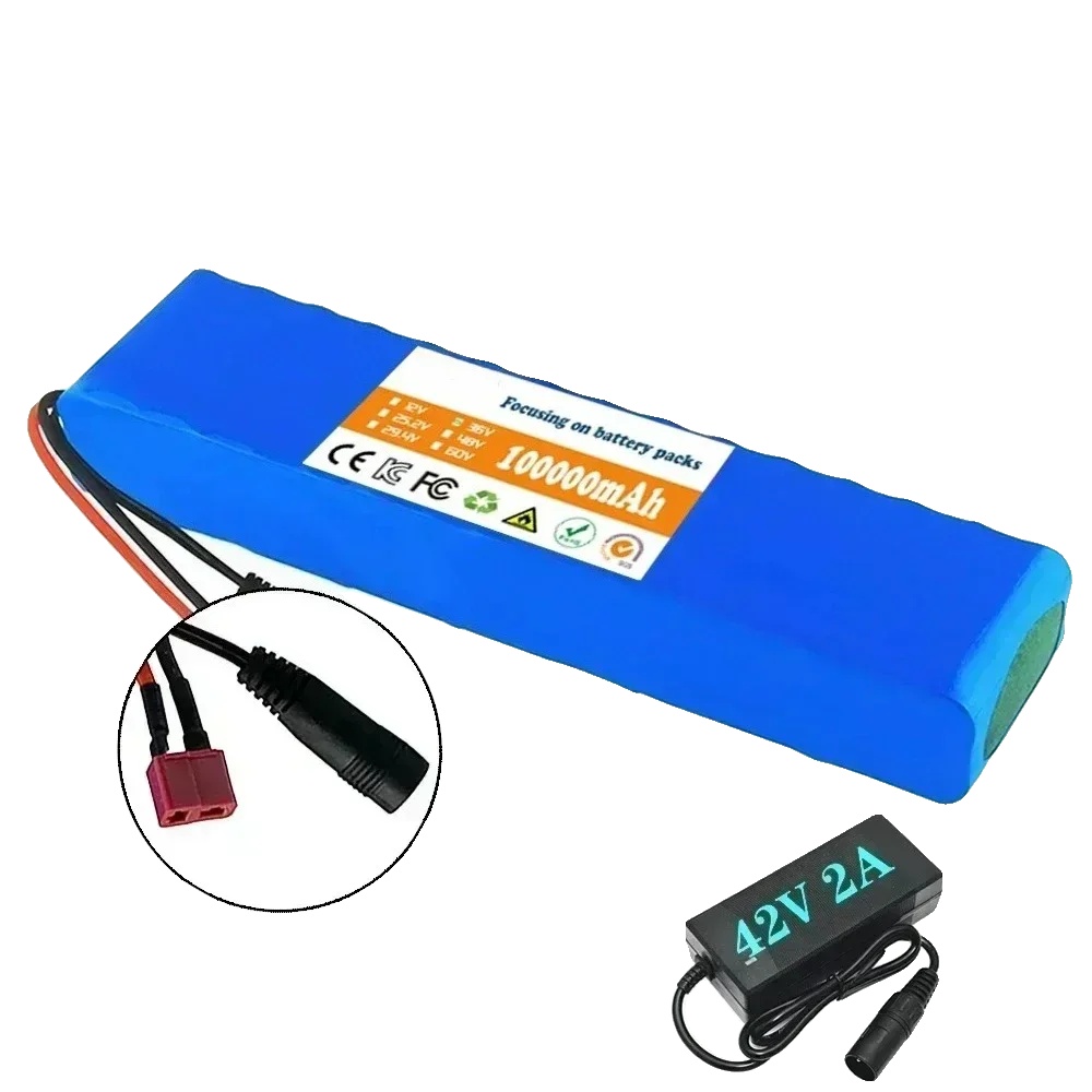 Lithium-ionen-batteriepack, 100ah Kapazität, Integriertes Bms, T Stecker-dc-ladegerät