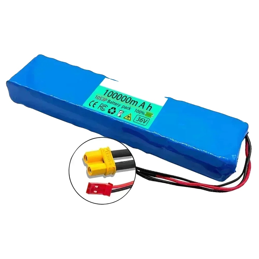 Lithium-ionen-batteriepack, 100ah Kapazität, Integriertes Bms, Xt30-jst