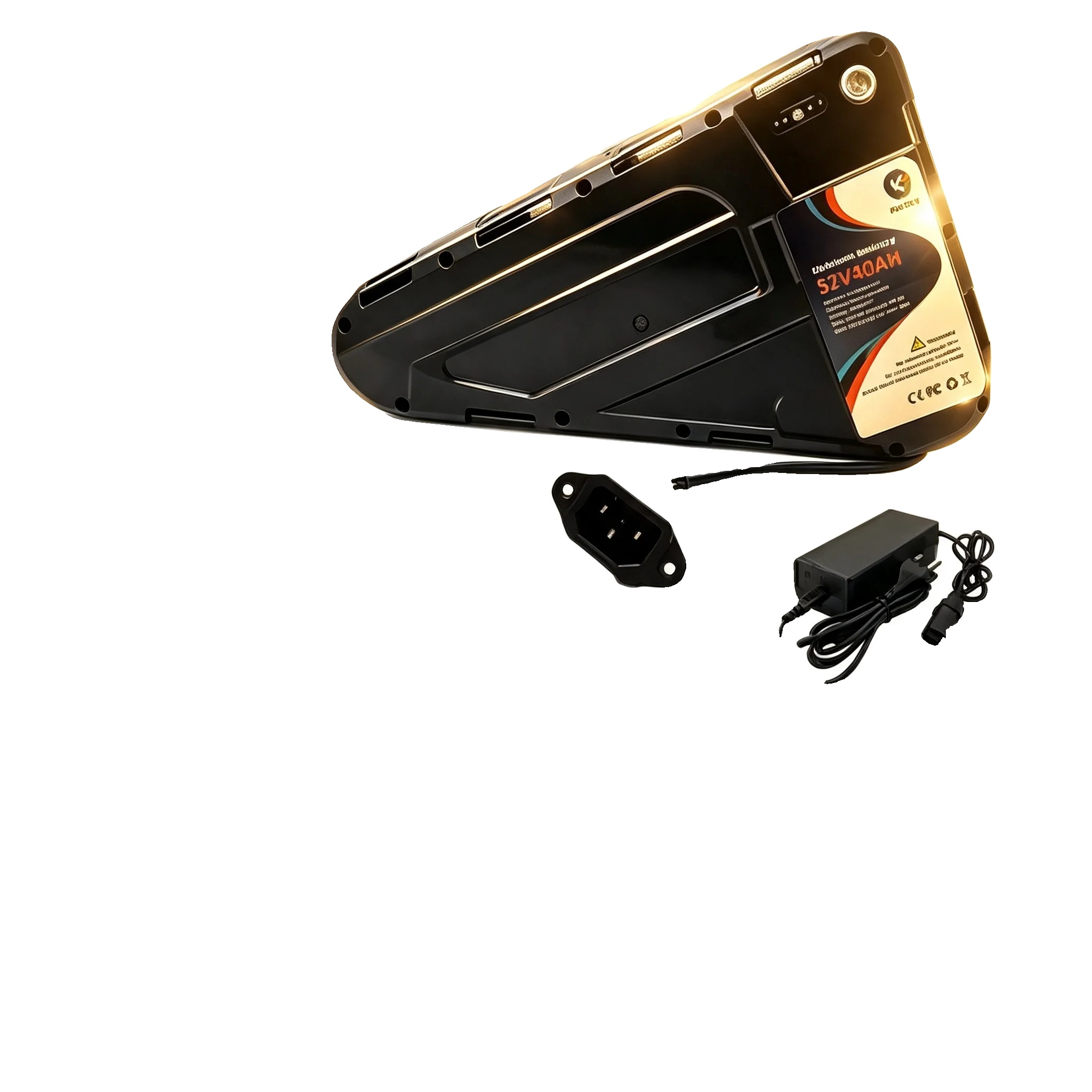 Ersatz-ebike-batteriepack, Wasserdichtes Design, Hohe Zyklenleistung, 52v-3p-40ah