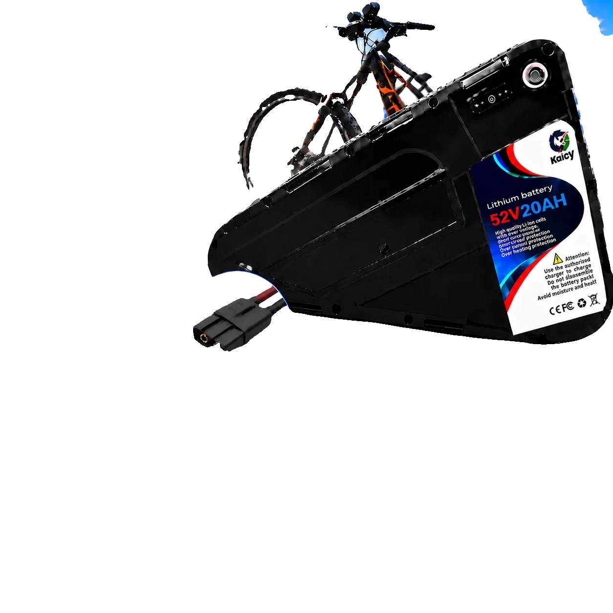 Ebike Batterie, 40ah Kapazität, Wasserdichter Hartschalenkoffer, 52v-dj7021-20ah