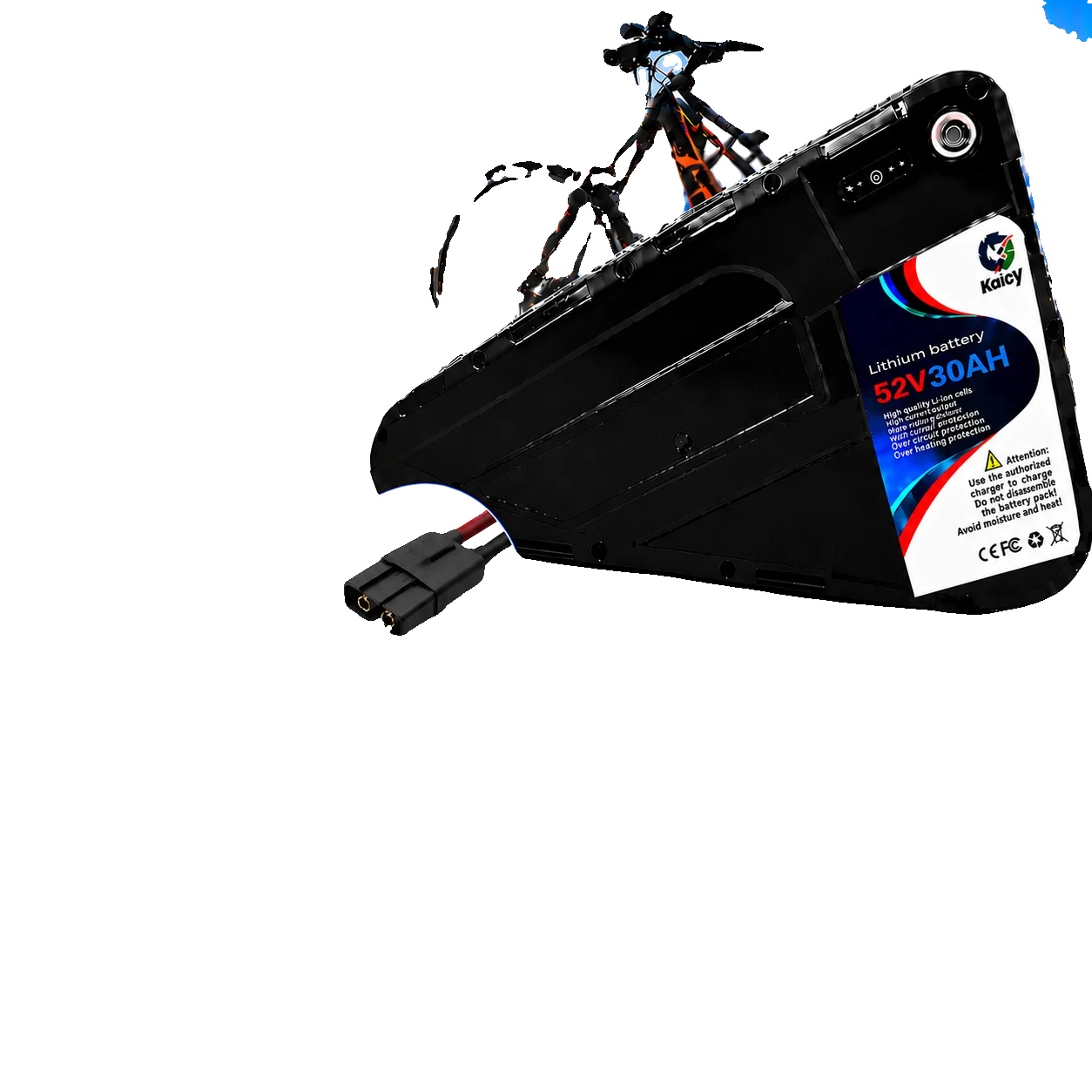 Ebike Batterie, 40ah Kapazität, Wasserdichter Hartschalenkoffer, 52v-dj7021-30ah
