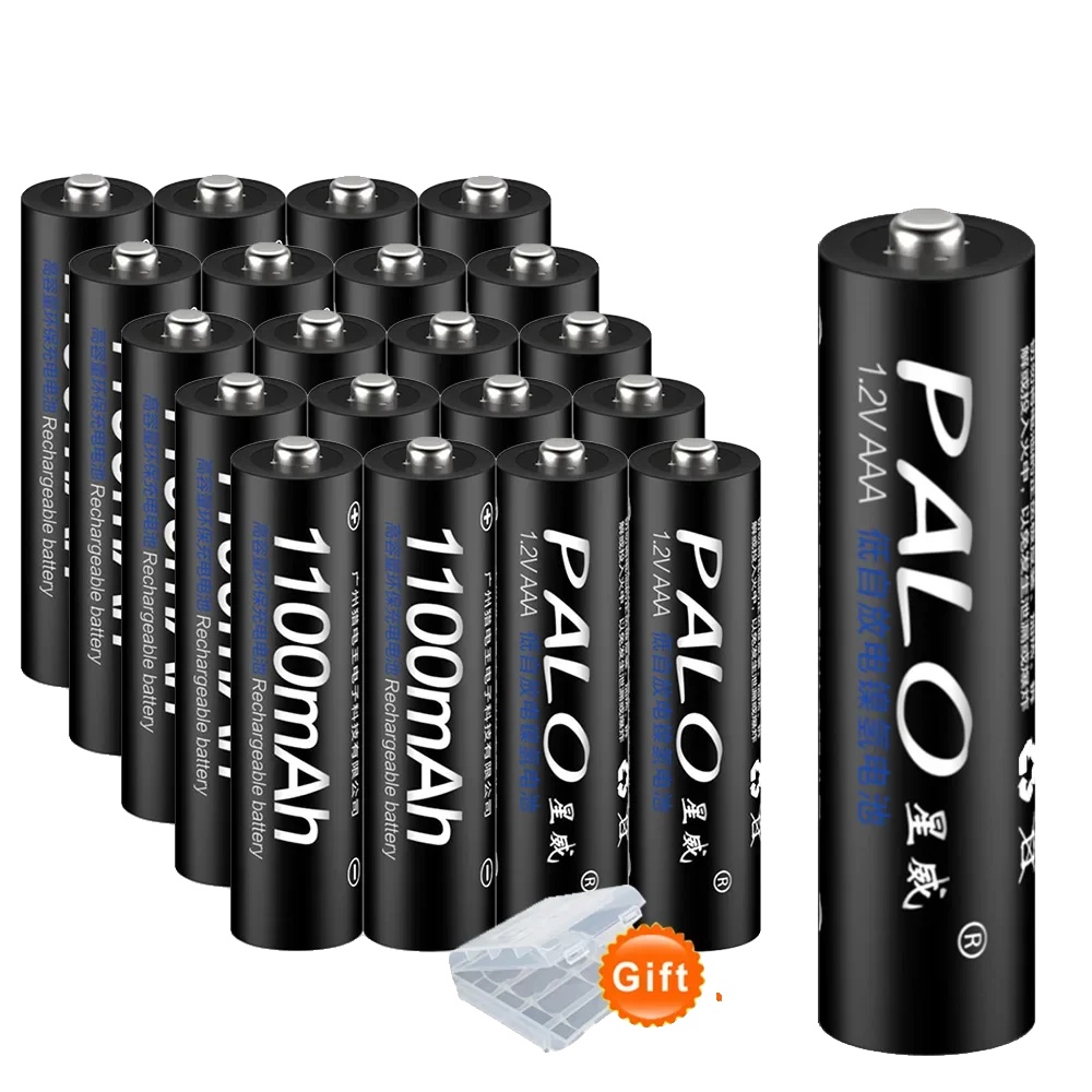 Wiederaufladbare Aaa-batterien, 1100mah Kapazität, Kompatibles Schnellladegerät, 16 Aaa-batterie