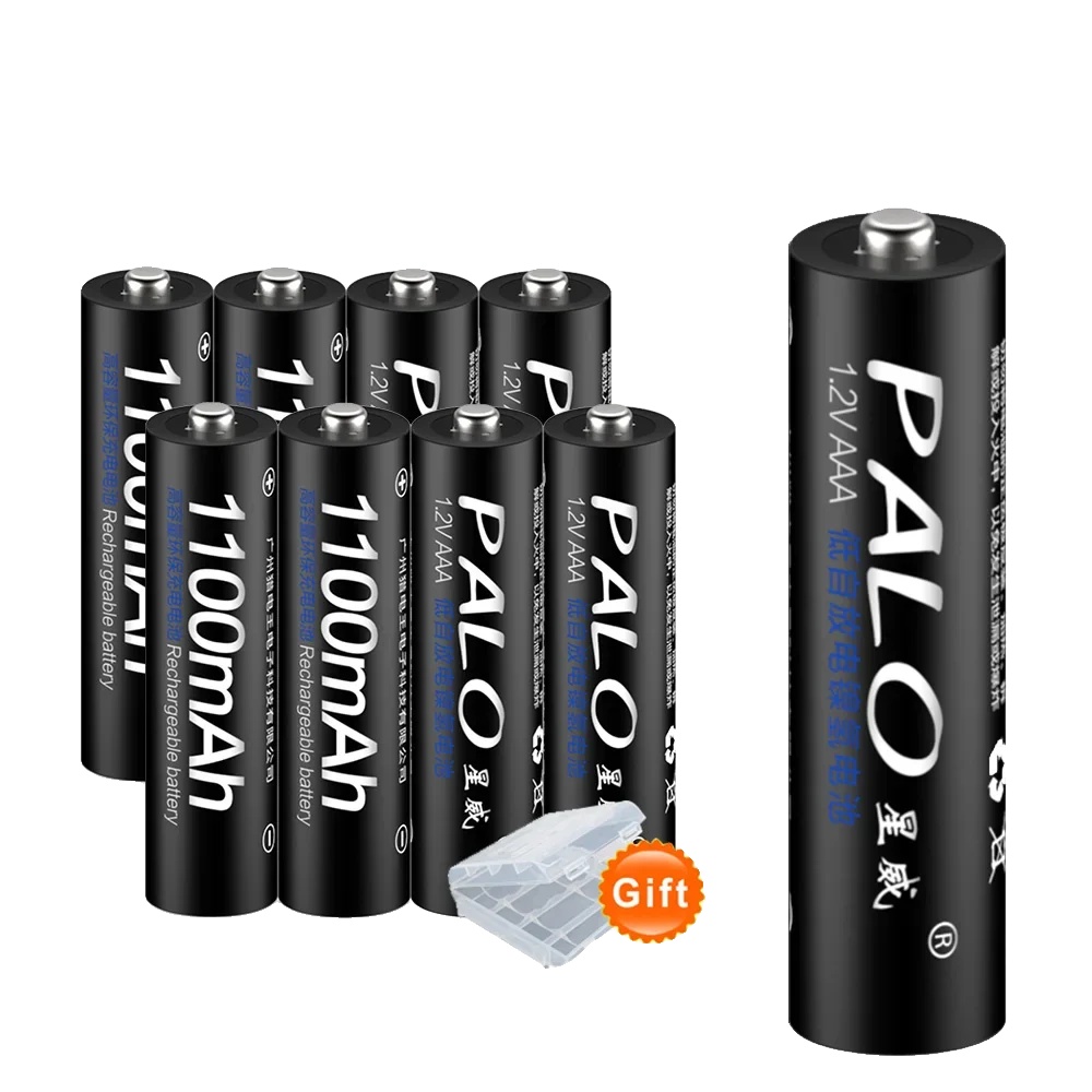 Wiederaufladbare Aaa-batterien, 1100mah Kapazität, Kompatibles Schnellladegerät, 8 Aaa-batterie