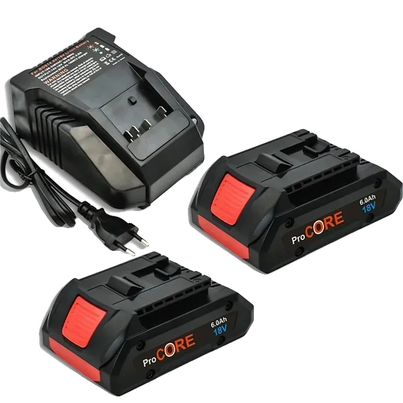 Ersatzbatterie, Lithium-ionen, 18v Kompatibilität, 6.0ahx2 Ladegerätx1, 18v-d
