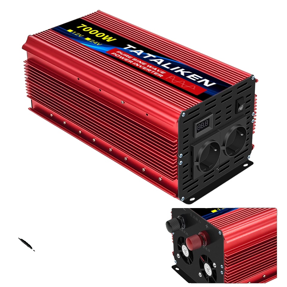 Wechselrichter, Dc 12v Zu Ac 220v, Bis Zu 10000w Leistungsfähigkeit, 7000w, Europa-c, 12v-c, 220v-c