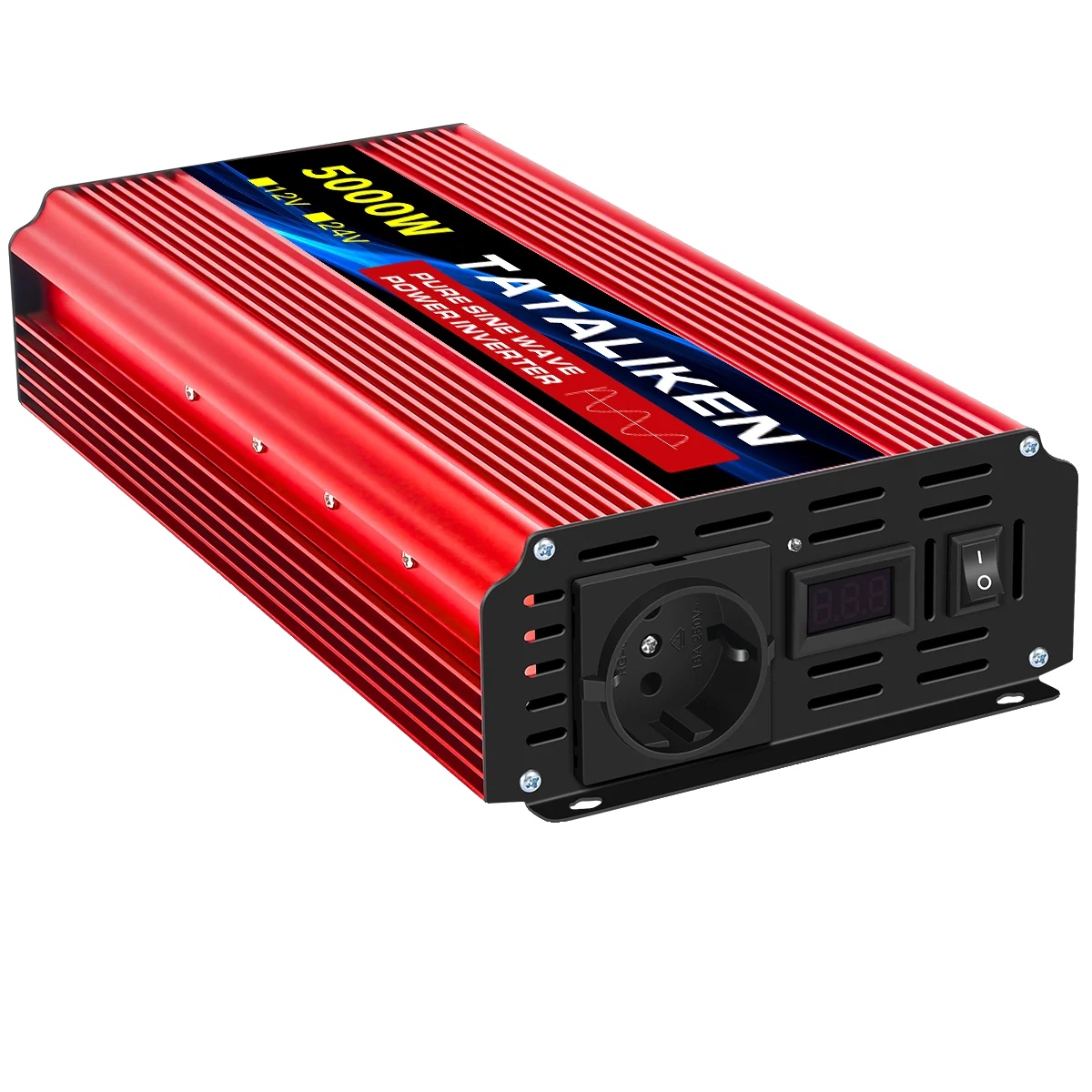 Wechselrichter, Reine Sinuswelle, 24v Dc Auf 220v Ac, Hohe Effizienz, 24v5000w 50hz Eu