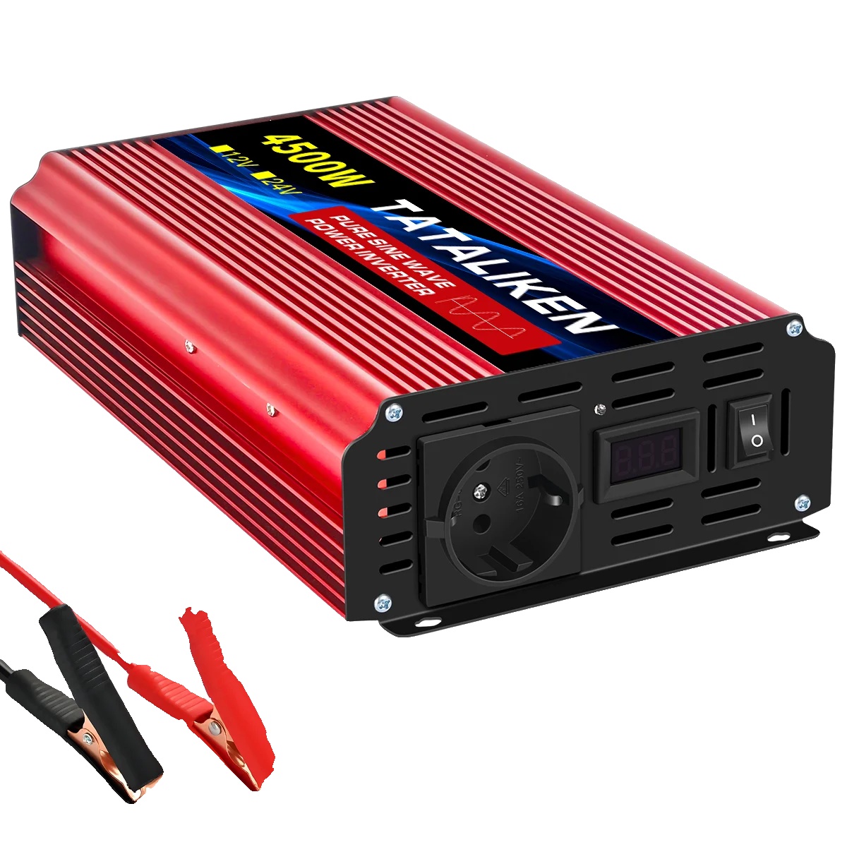 Wechselrichter, Reine Sinuswelle, 24v Dc Auf 220v Ac, Hohe Effizienz, 24v4500w 50hz Eu