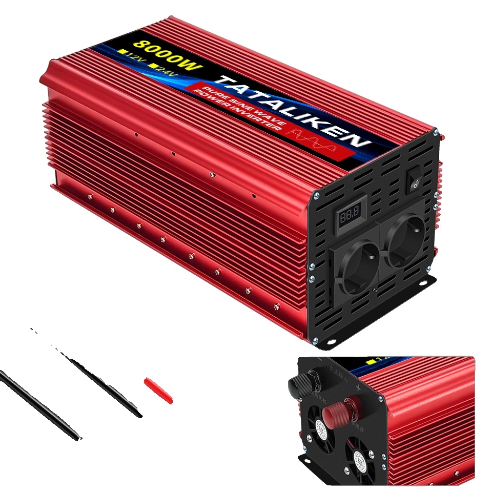 Wechselrichter, Dc 12v Zu Ac 220v, Bis Zu 10000w Leistungsfähigkeit, 8000w, Europa-b, 12v-b, 220v-b