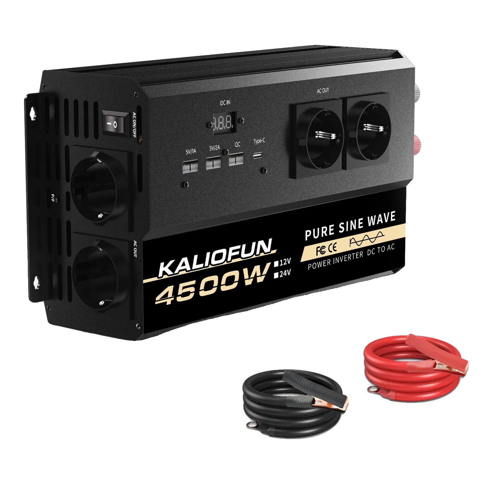 Wechselrichter, Zuverlässige Energieumwandlung, Kompaktes Design, 12v 4500w 220v