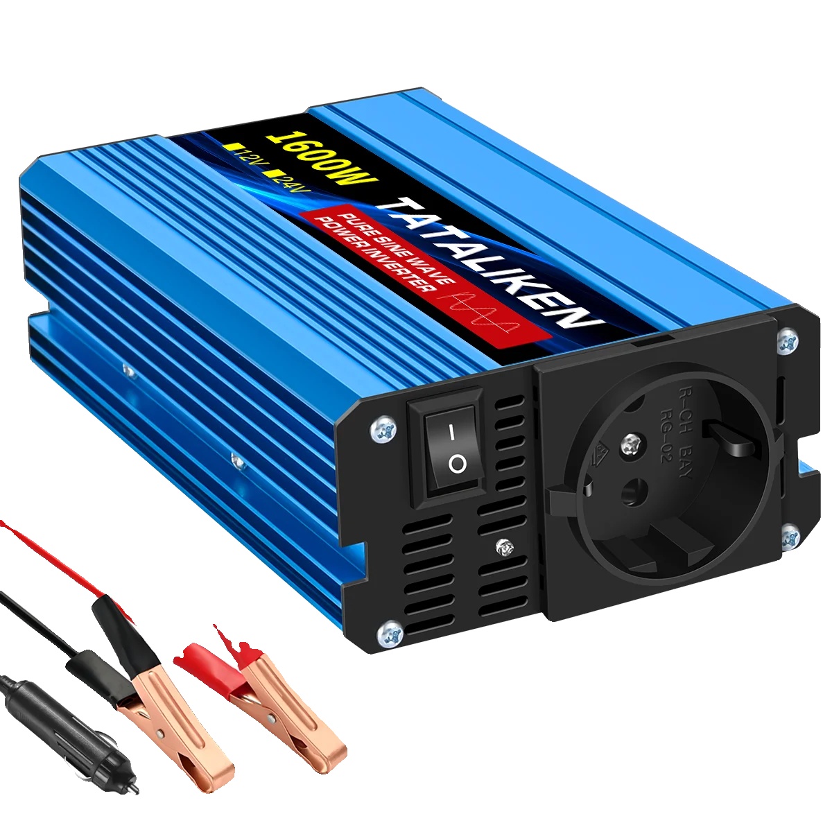 Wechselrichter, Ac 220v Ausgang, Eu-steckdosenkompatibilität, 24v1600w220v50hzeu