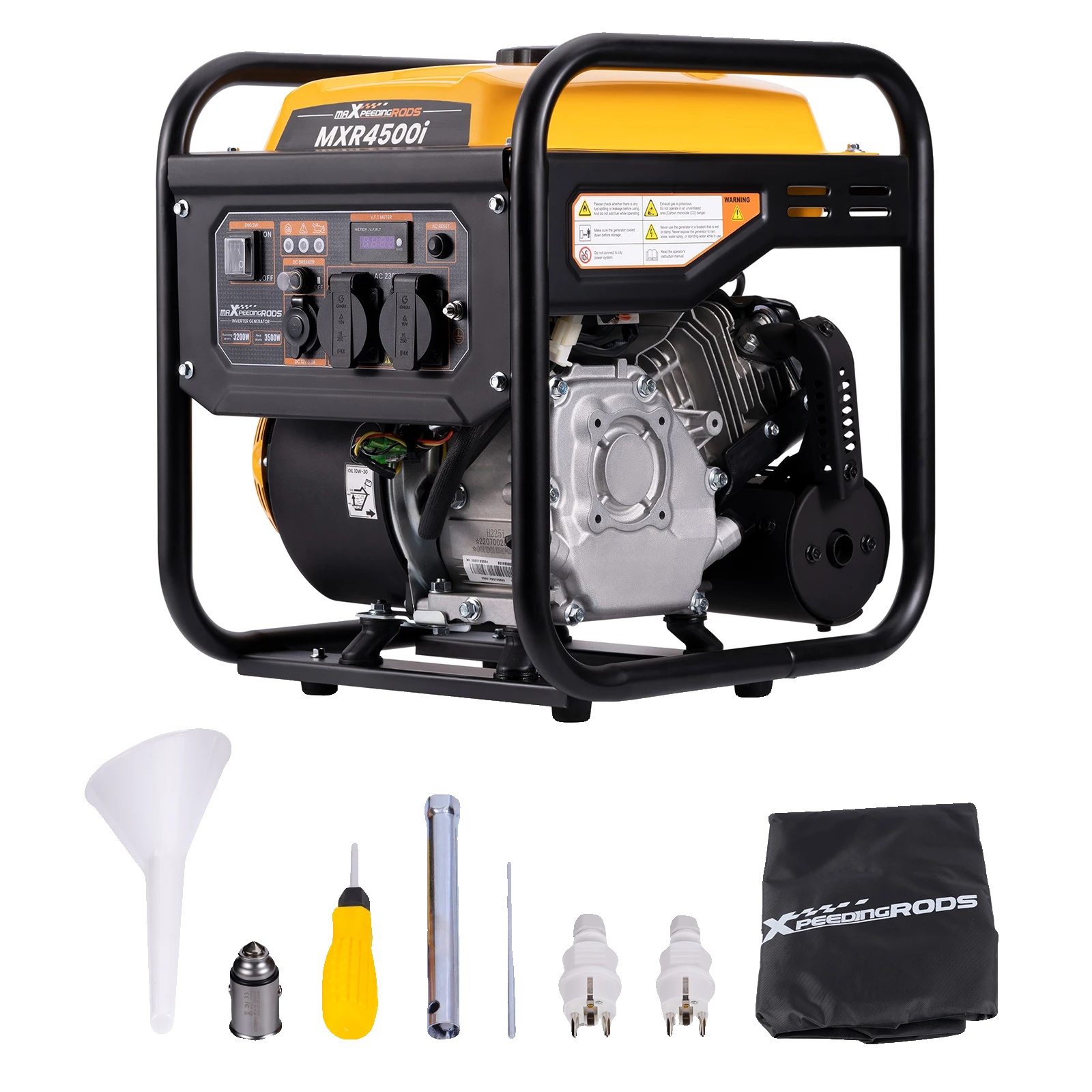 Invertergenerator, 3500w Maximale Leistung, Leiser Betrieb, Mxr4500i-de-z2