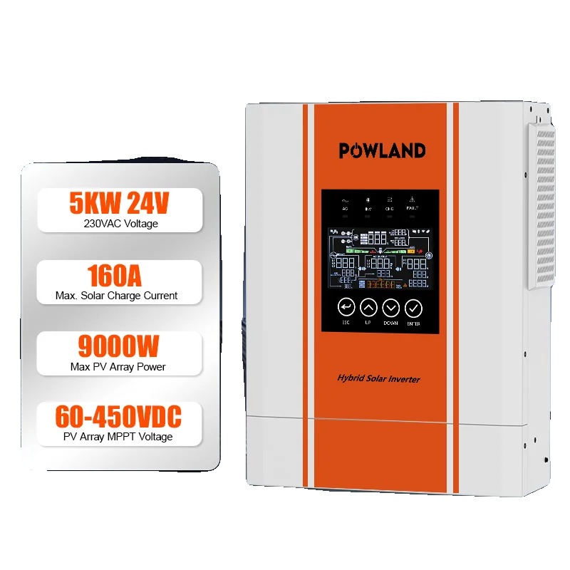 Hybrid-solarwechselrichter, Reine Sinuswelle, Hohe Effizienz, Sms-5kw-24v-wifi
