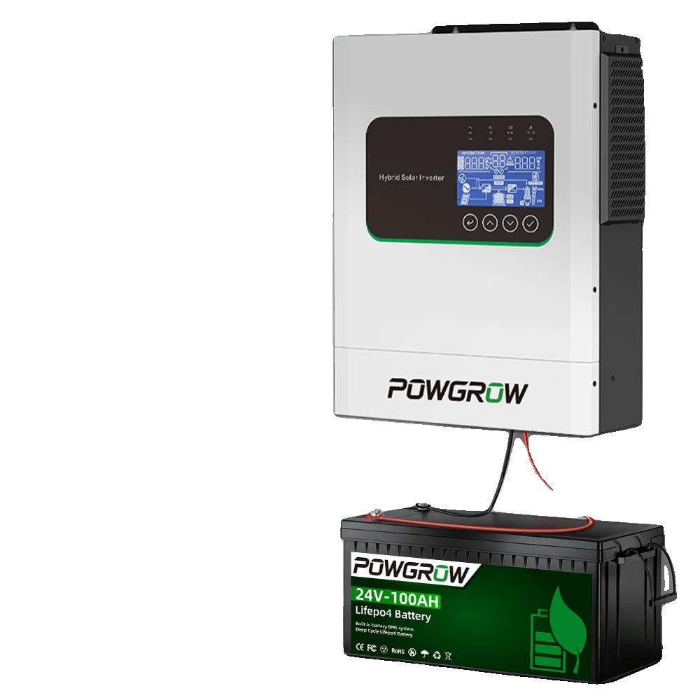 Hybrid-solarwechselrichter, Reine Sinuswelle-ausgabe, Unterstützung Für Fernüberwachung, 5kw 24v