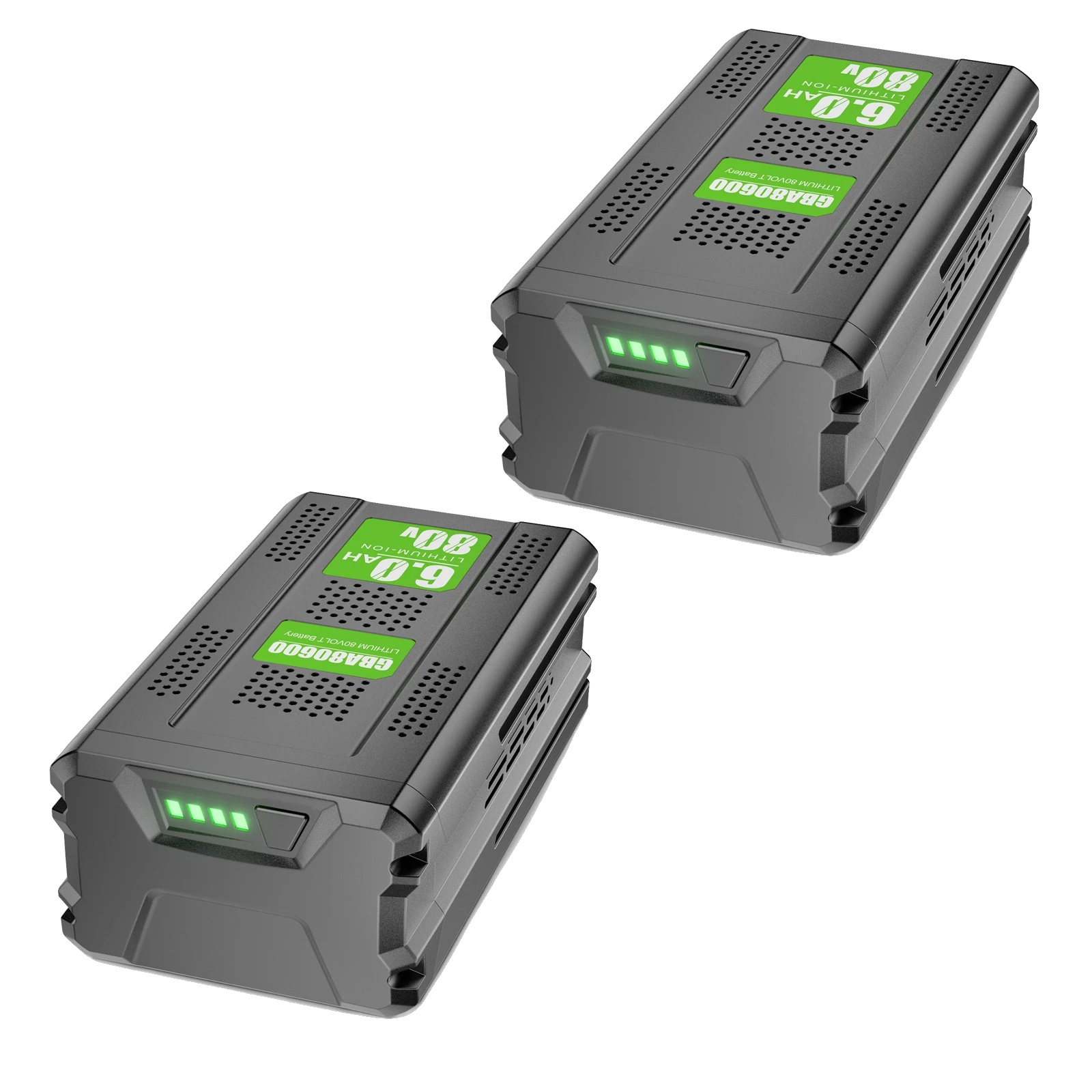 Ersatzbatterie, 6000mah Kapazität, Kompatibel Mit Greenworks Werkzeugen, Grau