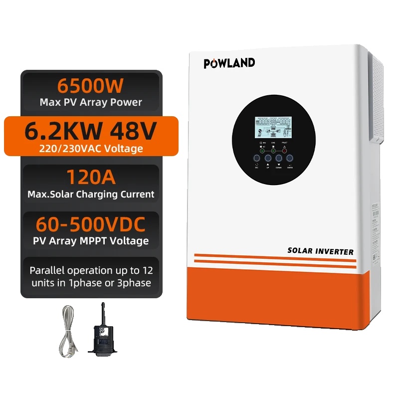 Hybridwechselrichter, Mppt-technologie, Fernüberwachung, Smg Iii 6.2kp Wifi