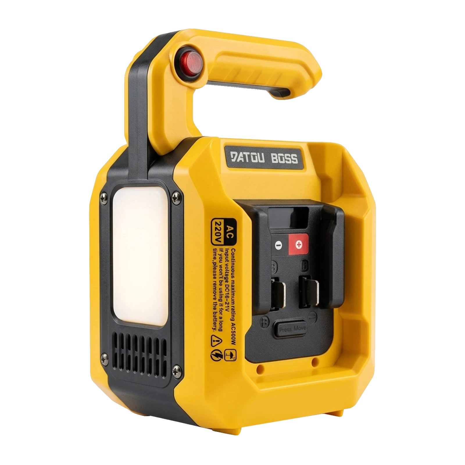 Stromwandler, 500w Ausgang, Mehrere Ladeoptionen, 500w, Dc 15v-21vdc, 220vac ± 10%