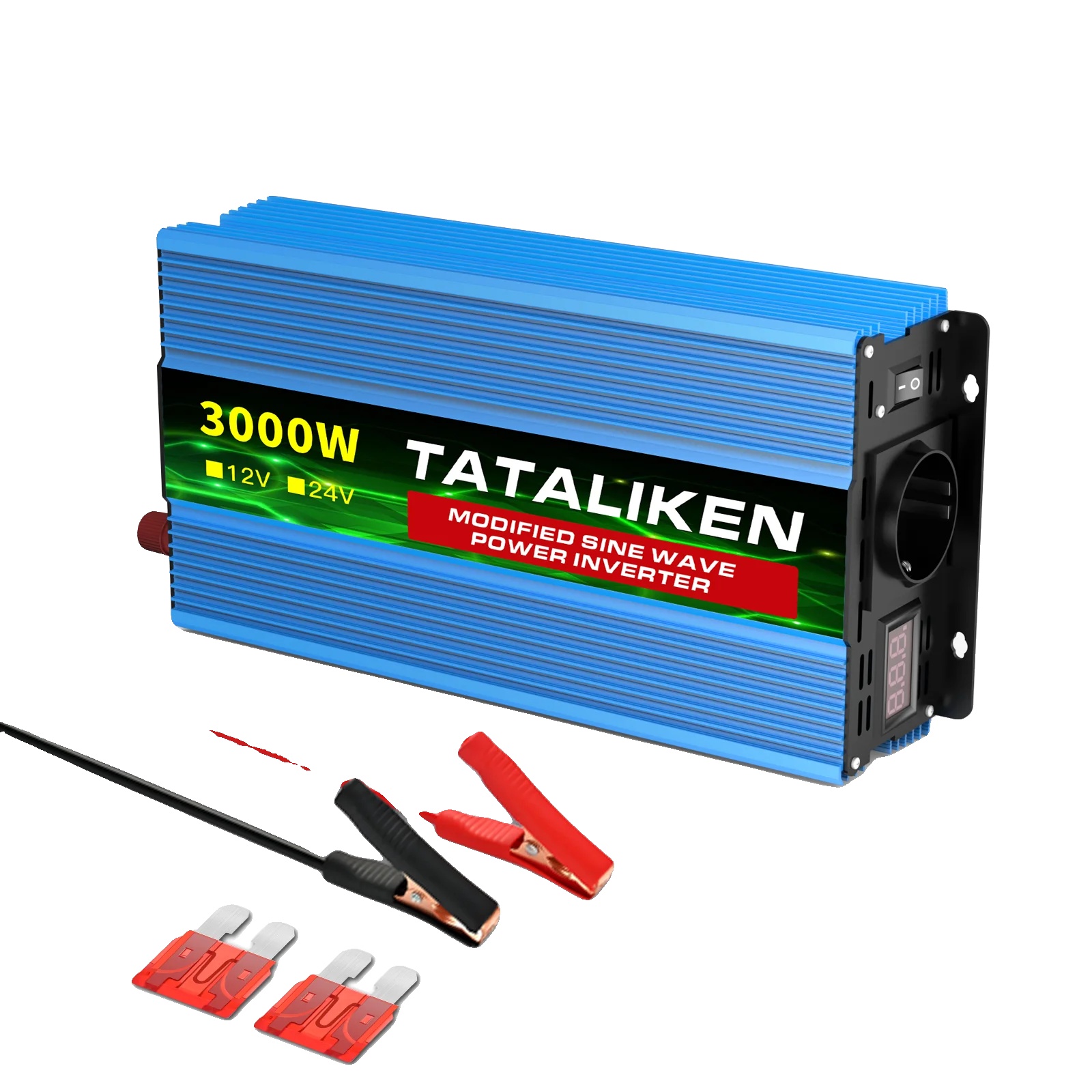 Wechselrichter, Digitalanzeige, Temperaturregelungslüfter, 12v 3000w 220v50hzeu