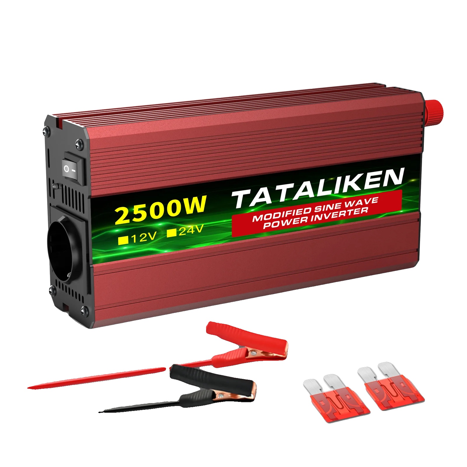Wechselrichter, Digitalanzeige, Temperaturregelungslüfter, 24v 2500w 220v50hzeu