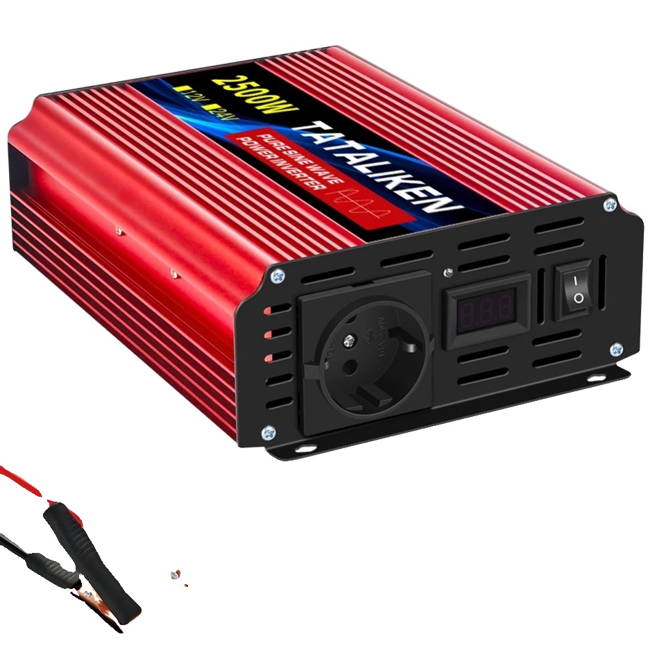 Wechselrichter, Dc 12v Auf Ac 220v, Europastecker, 12v2500w220v-led