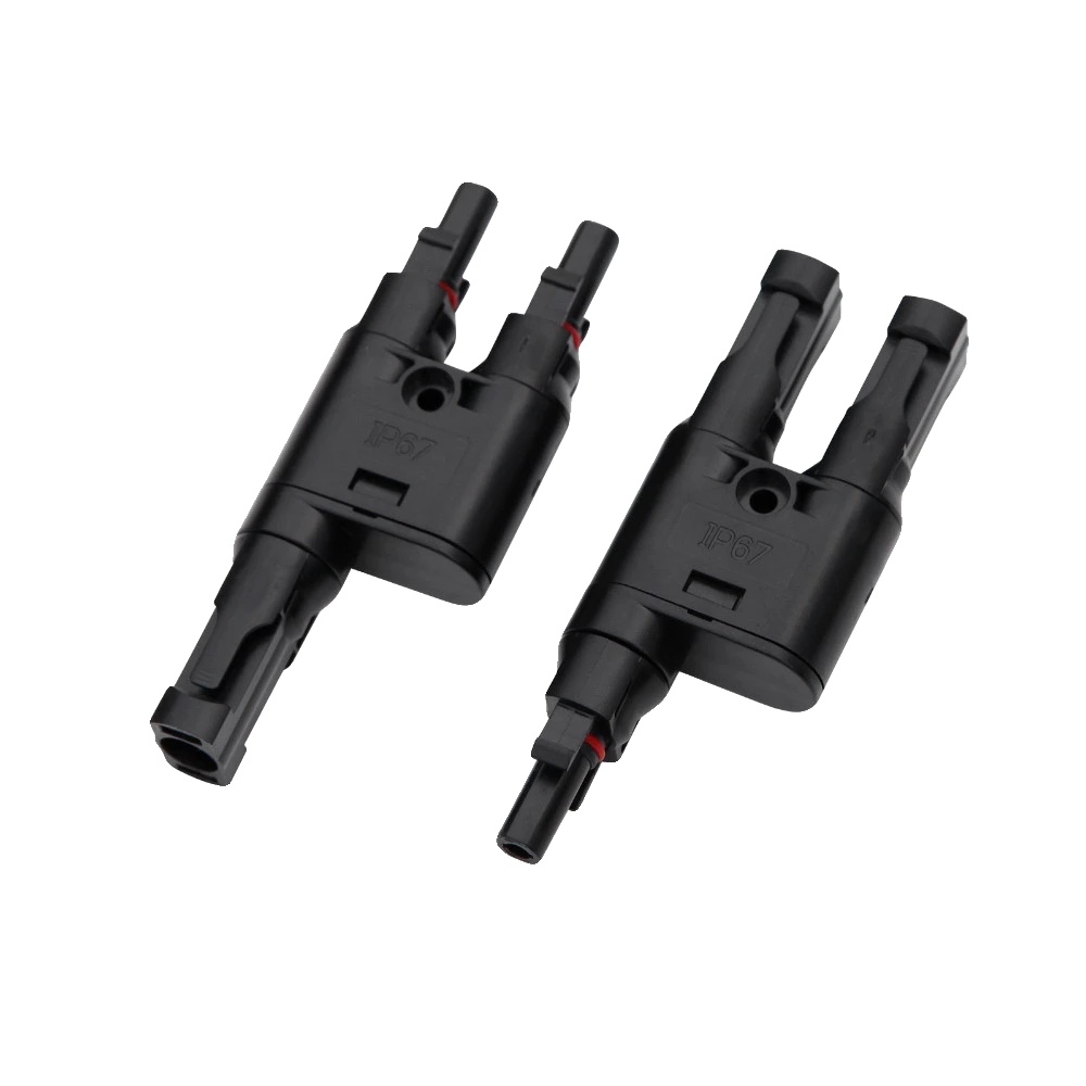 Solarpanelanschluss, Wasserdicht, Einfach Zu Bedienen, 2 In 1 Adapter