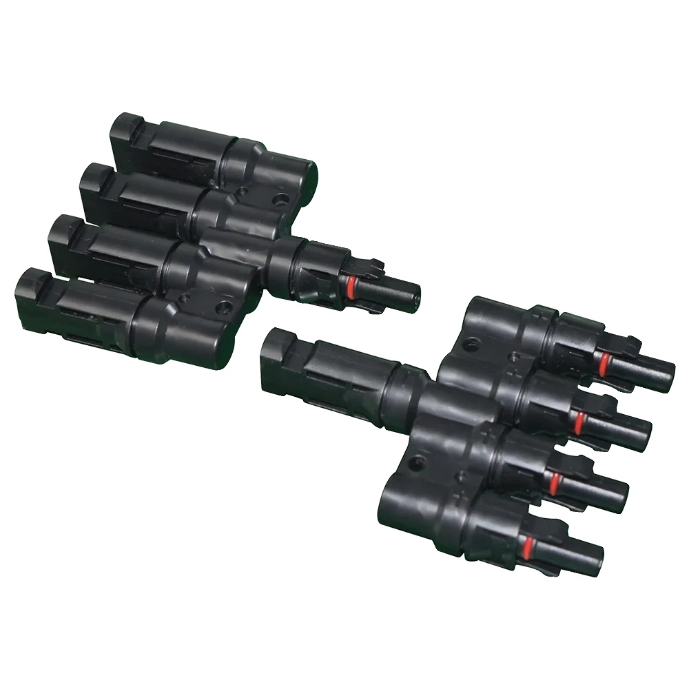 Solarpanelanschluss, Wasserdicht, Einfach Zu Bedienen, 4 In 1 Adapter