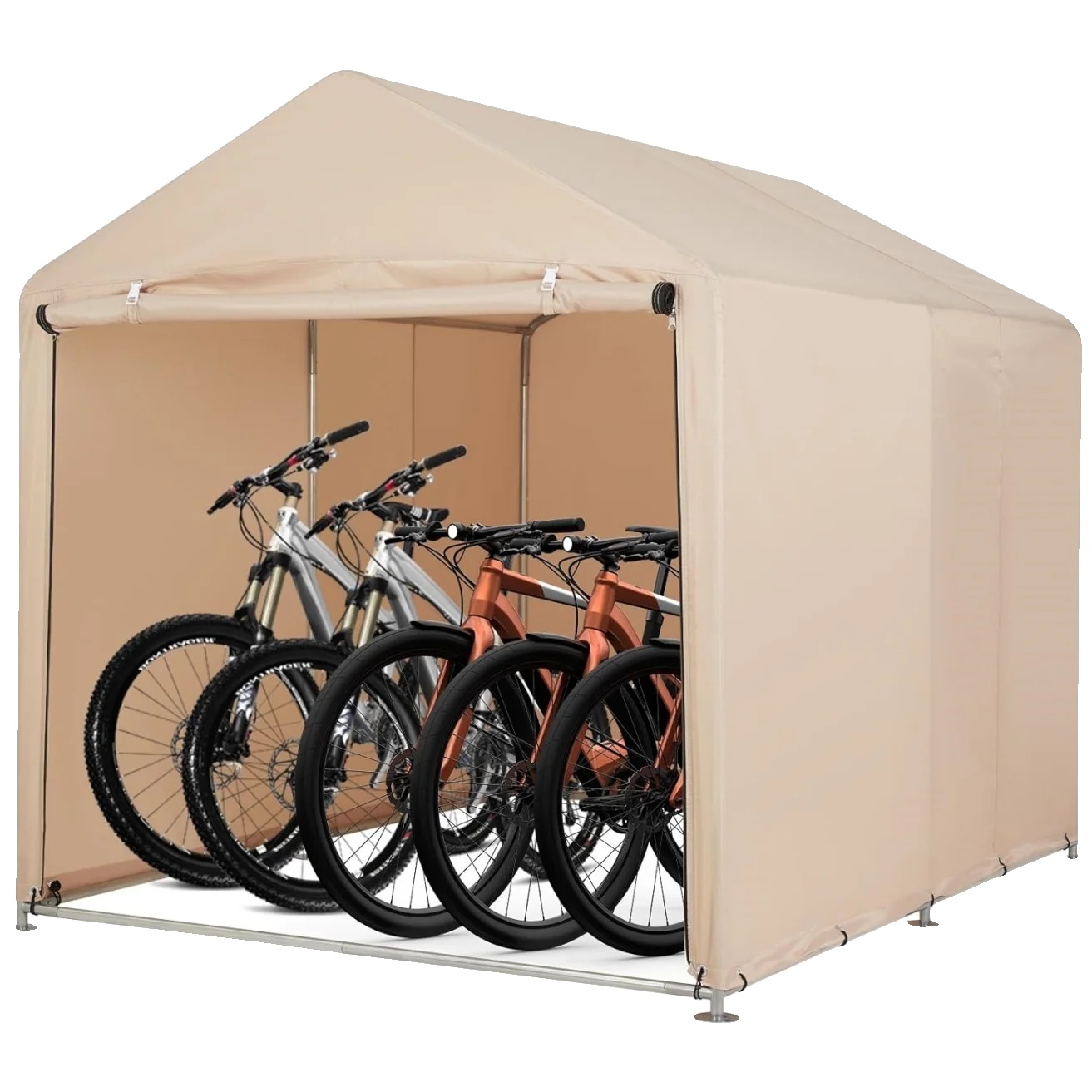 Fahrradzelt, Wasserdichtes Gewebe, Uv-beständig, Khaki