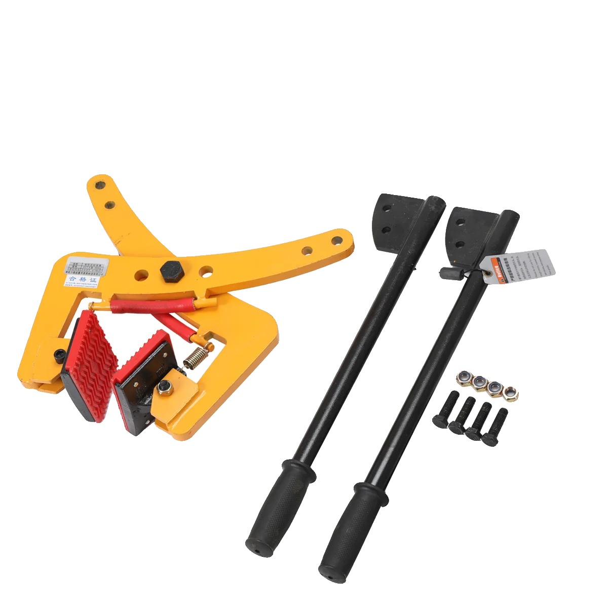 Steinspannwerkzeug, Verstellbarer Spannbereich 4-18 Cm, Maximale Tragfähigkeit 350 Kg, Material Hochwertiger Niedriglegierter Stahl, Typ 2-4-6 Zoll,