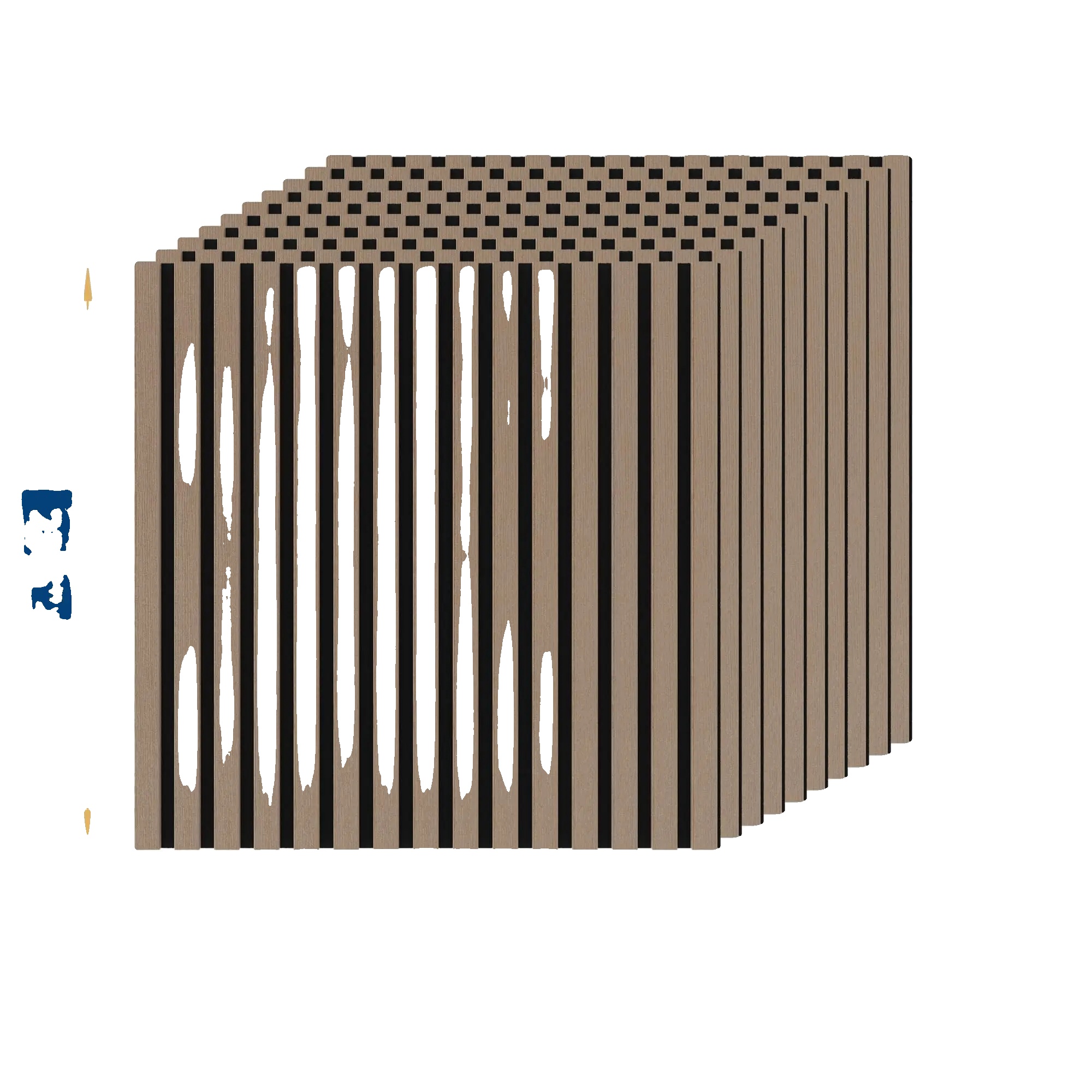 Akustikpaneele, Premium Schallabsorption, Einfache Installation, 10stück - 9mm Dicke
