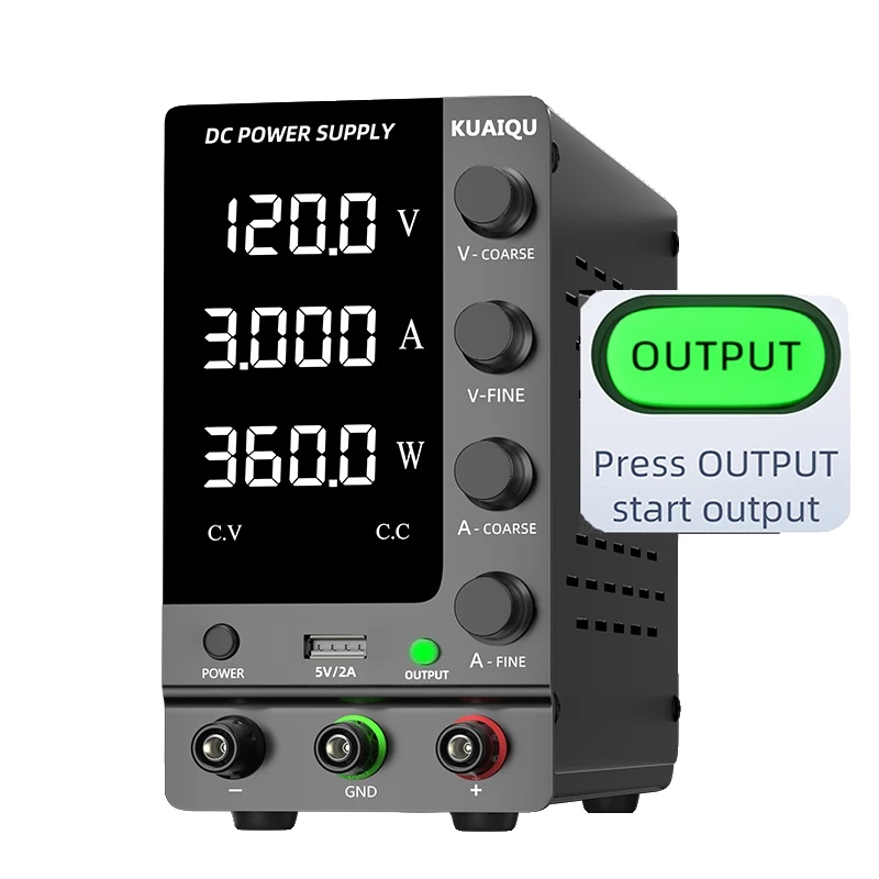 Einstellbares Gleichstromnetzteil, Variable Ausgangsspannung, Geregeltes Tischnetzteil, 120v3a Sps-c1203, Ac 220v-c