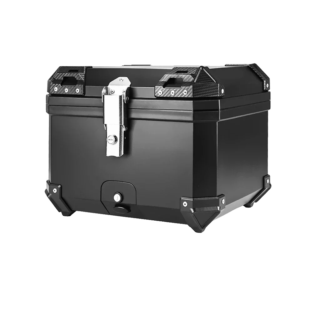 Motorrad Topcase, Abschließbar, Wasserdicht, 45l Schwarze Box