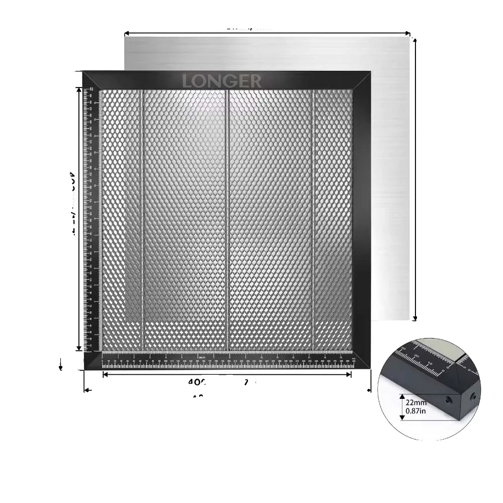 Wabenplatte, Langlebiger Stahl, Perfekt Für Lasermaschinen, 440440mm