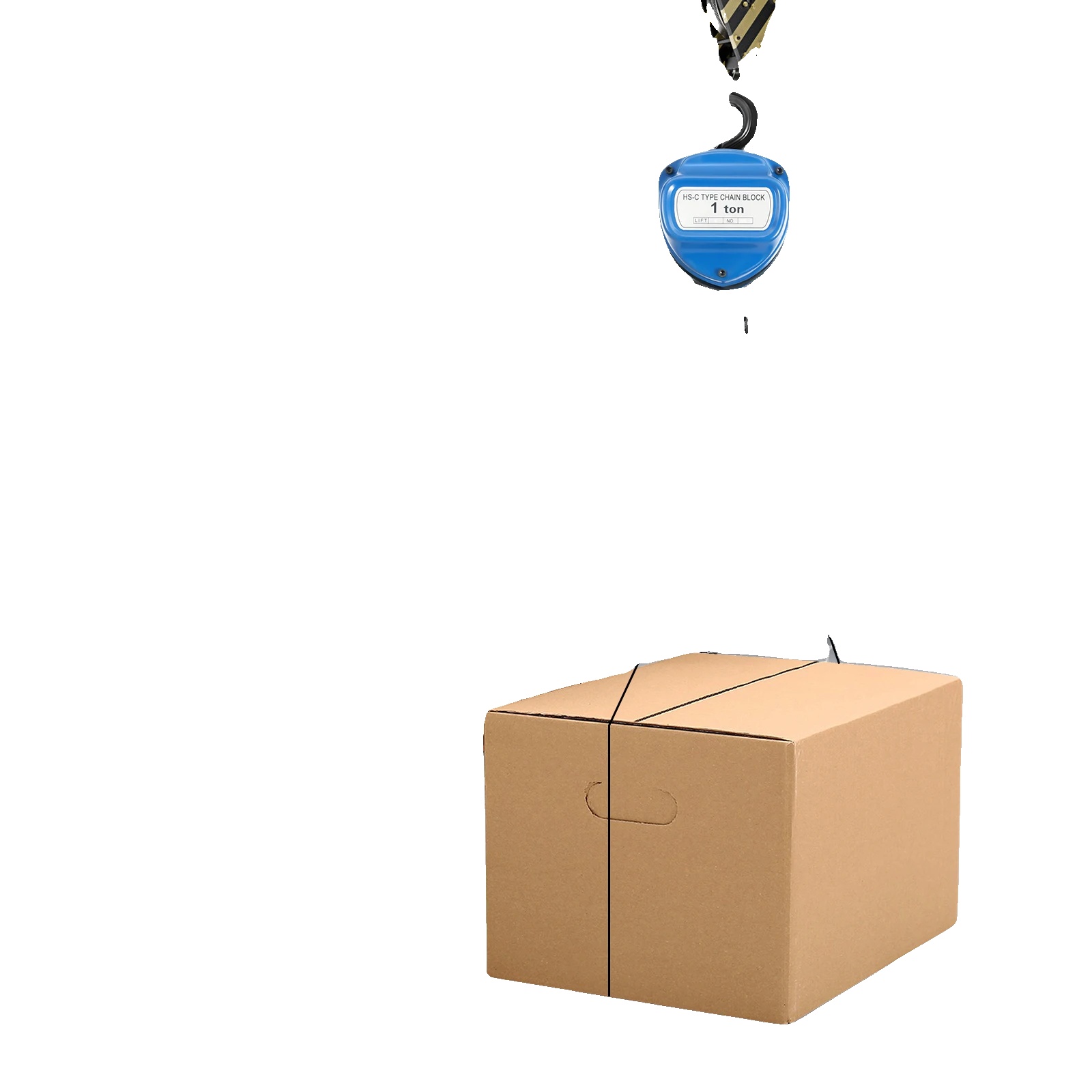 Kettenzug, Legierter Stahl, 1000 Kg Hebekapazität, 4 M Kettenlänge, 360° Drehbare Haken, Kompaktes Design