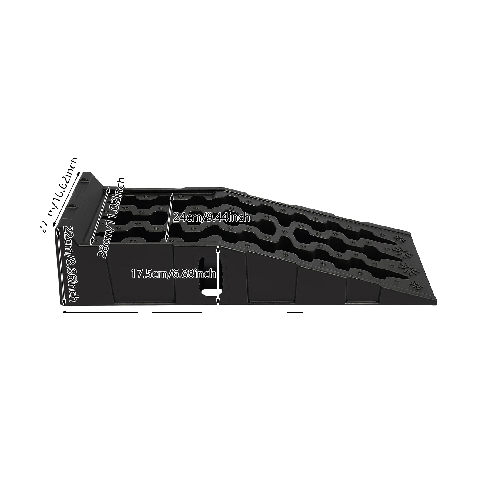 Fahrzeugrampen, Robuste Bauweise, Rutschfeste Oberfläche, 5 Ton