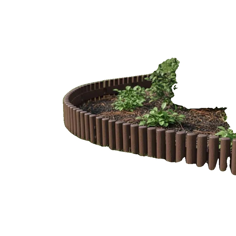 Rasenrand, Dekoratives Design, Wetterbeständig, Braun