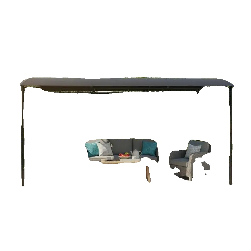 Garten-sonnenschirm, Langlebiges Canvas-material, Uv-schutz, Anthrazit