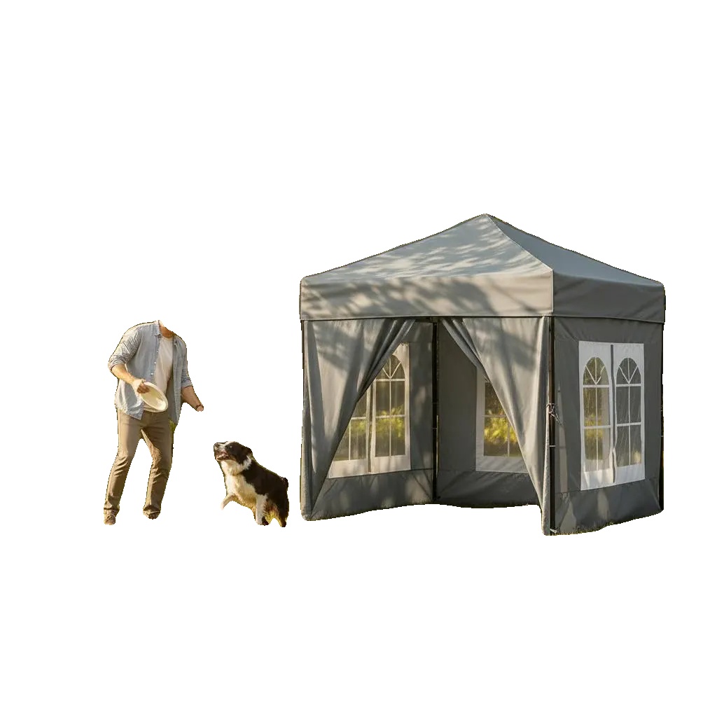 Gazebo Zelt, Tragbares Design, Wetterfest, Armeegrün