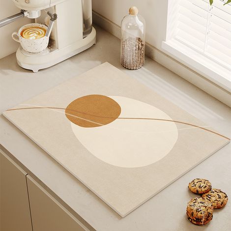 2-teiliges Isoliertes Küchenmatten-set – Platzset – Saugfähige Matte – Schnelltrocknende Matte – Rutschfeste Matte – 30 X 40 Cm
