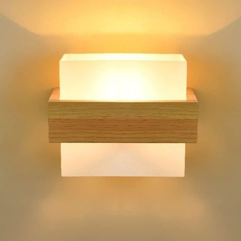 Einfache Wandleuchte Mit Bewegungsmelder – Ideal Für Schlafzimmer, Flure Usw. – 1 Stück, Rechteckig, Warmes Licht