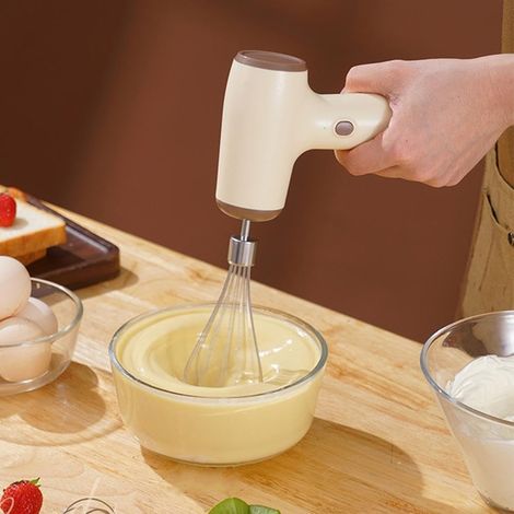 Kabelloser Elektrischer Mixer Für Den Hausgebrauch – Usb-aufladbarer Schneebesen – Leicht Und Tragbar
