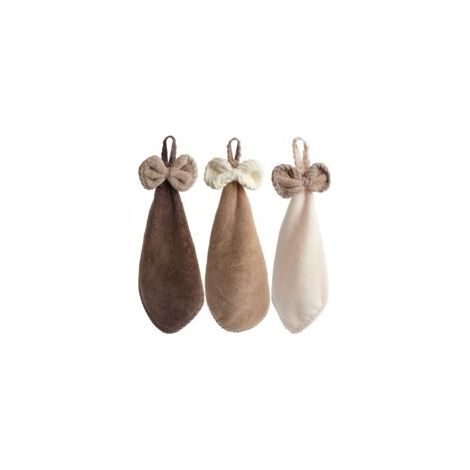 Mikrofaser-handtuchset – 3-teilig, Fleece-mikrofaserhandtuch Für Küche Und Bad – Schnelltrocknend, Dunkle Farbe