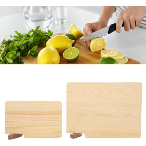 Schneidebrett Aus Holz Für Gemüse, Obst, Fleisch, Brot, Zum Kochen Zu Hause, 2 Stück