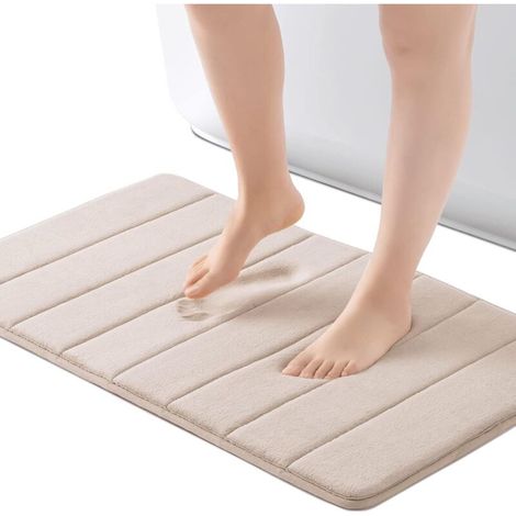 Schnelltrocknende Badezimmer-fußmatte, Rutschfeste Toilettenmatte