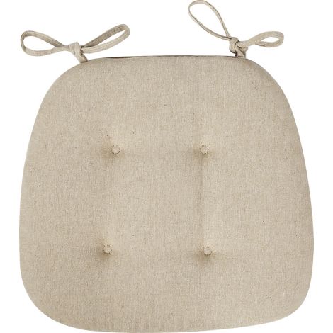 Sitzkissen Aus Memory-schaum Für Esszimmerstühle, Gestepptes Kissen Für Stühle Im Innenbereich, 43 X 41 X 35 Cm, Beige
