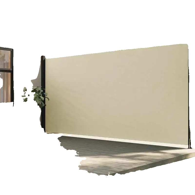Seitenmarkise, Uv- Und Wasserabweisend, Automatische Rückzugsfunktion, Creme 220x300 Cm