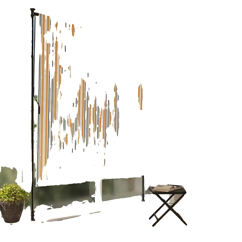 Außenrollo, 200 Cm X 270 Cm, Einziehbar, Höhenverstellbar, Uv-schutz, Geeignet Für Terrassen Und Balkone