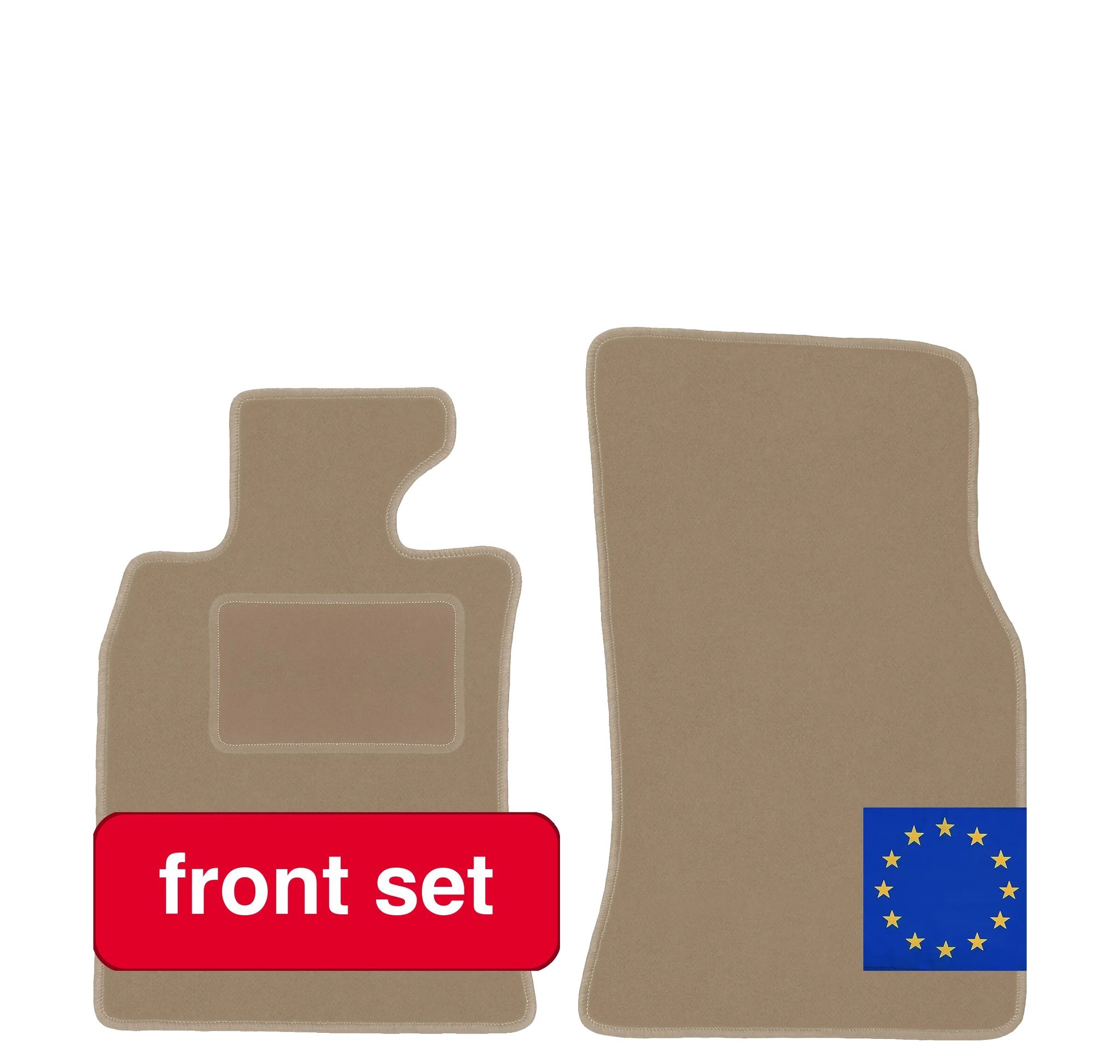 Auto-veloursmatten, Entworfen Für Mini Cooper R56, Langlebige Synthetische Faser, Beige