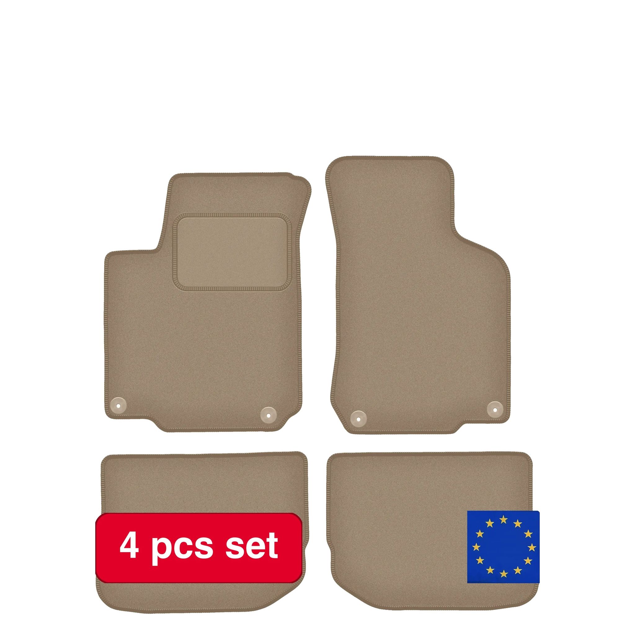 Bodenmatten, Luxus-umgebungsdesign, Maßgeschneiderte Passform, Beige