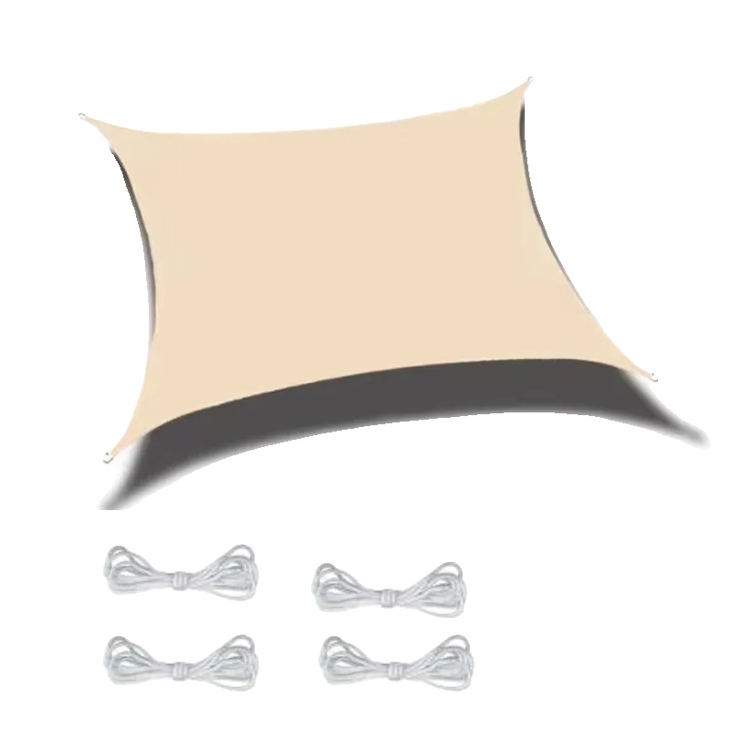 Sonnensegel, Wasserdicht, Uv-schutz, Beige1stück, 2x3m